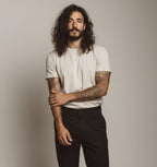 T-shirt Regular Fit in Weiß | Print Nils Skarke (PriNS)