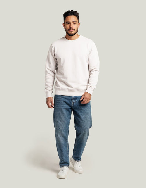 Pullover Regular Fit in Weiß | Print Nils Skarke (PriNS)