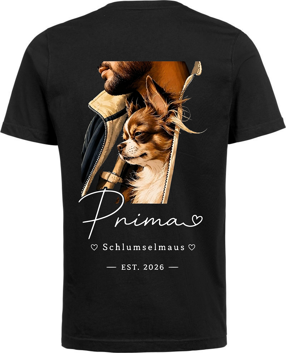 PRIMA Heavy Unisex T-Shirt Großes Rückenmotiv