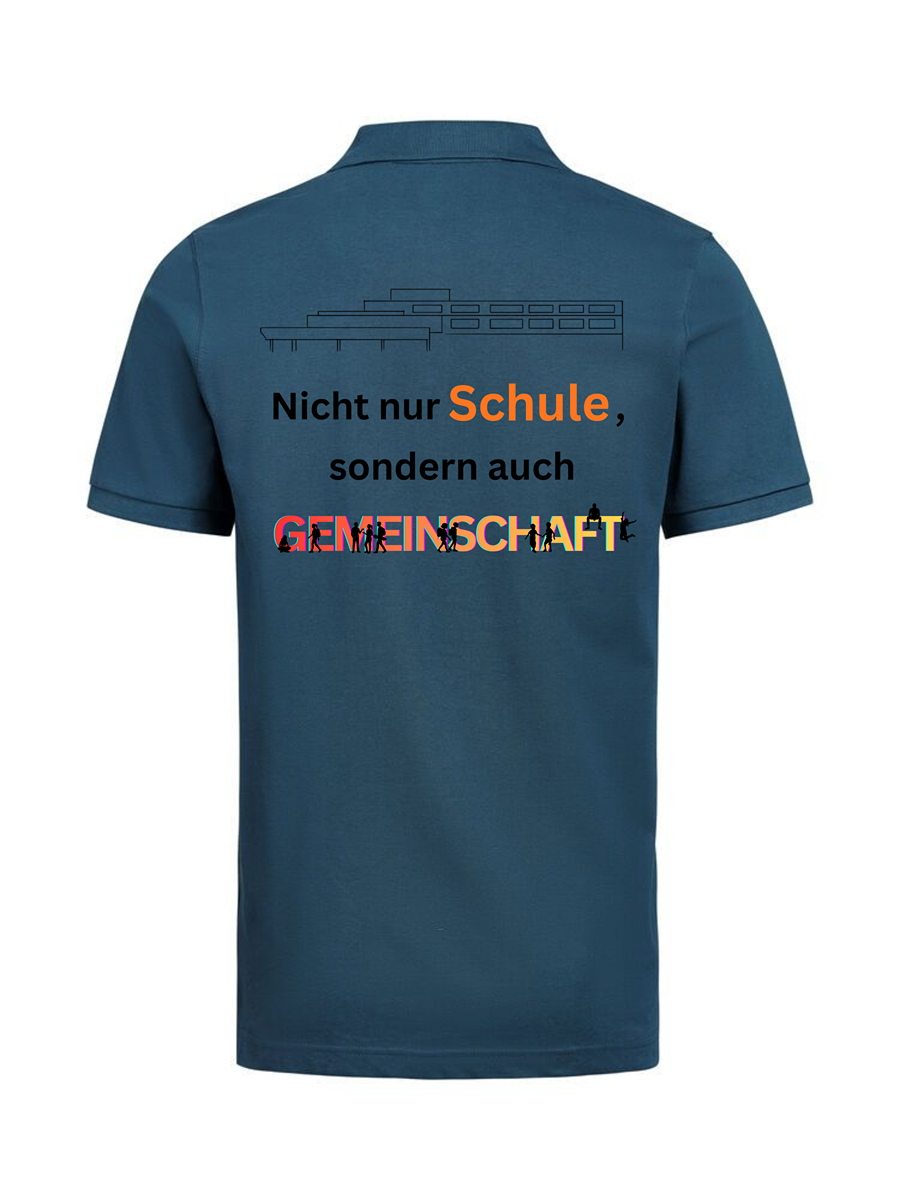 GMS Poloshirt neues Motiv aus Bio Baumwolle