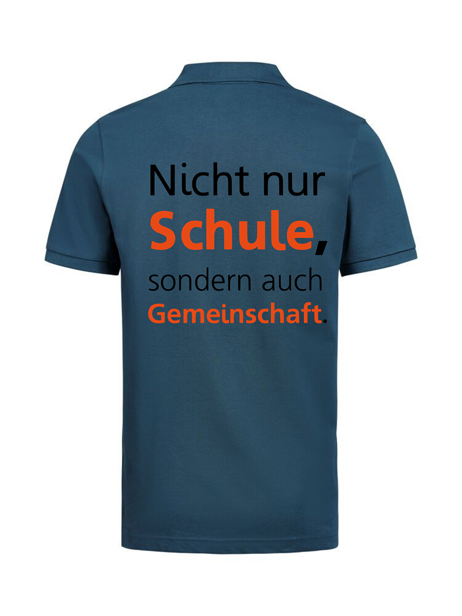 GMS Poloshirt altes Motiv aus Bio Baumwolle