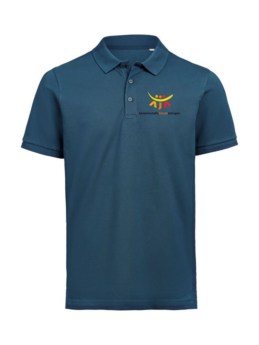 GMS Poloshirt neues Motiv aus Bio Baumwolle
