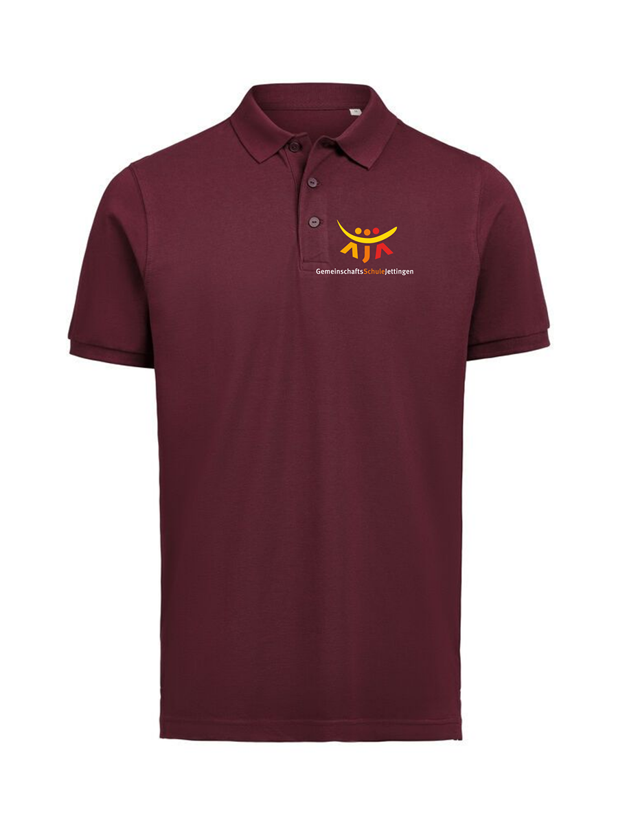 GMS Poloshirt neues Motiv aus Bio Baumwolle