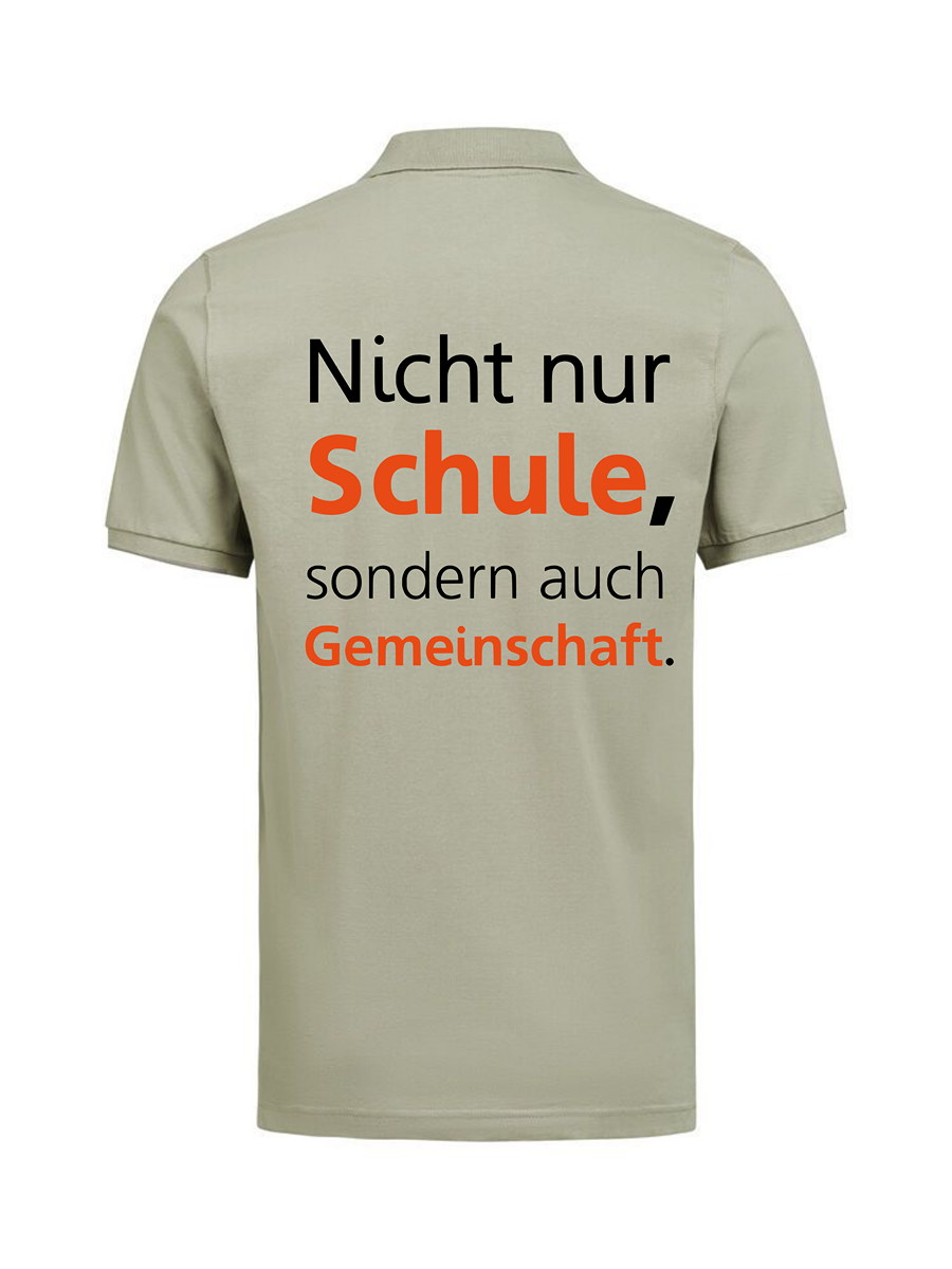 GMS Poloshirt altes Motiv aus Bio Baumwolle
