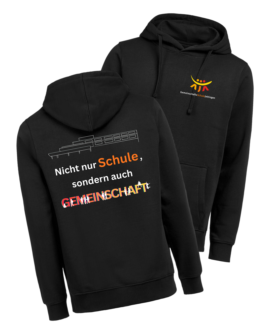 GMS Hoodie neues Motiv aus Bio Baumwolle
