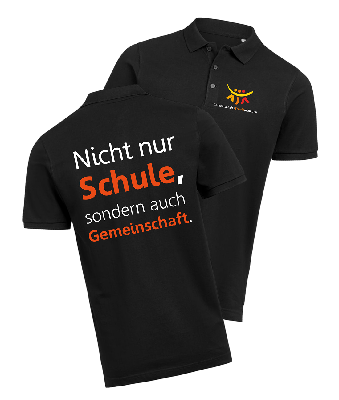GMS Poloshirt altes Motiv aus Bio Baumwolle