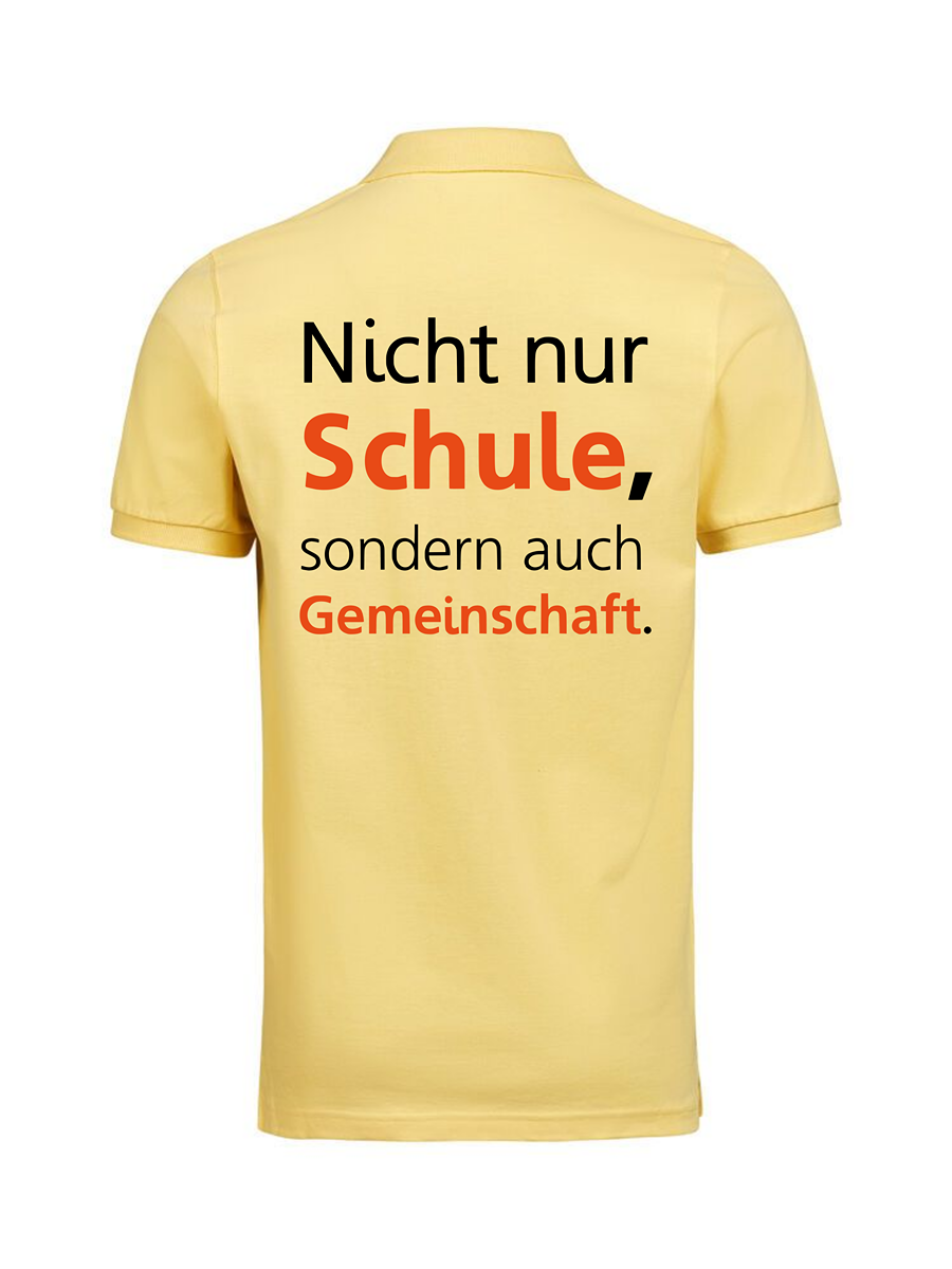 GMS Poloshirt altes Motiv aus Bio Baumwolle