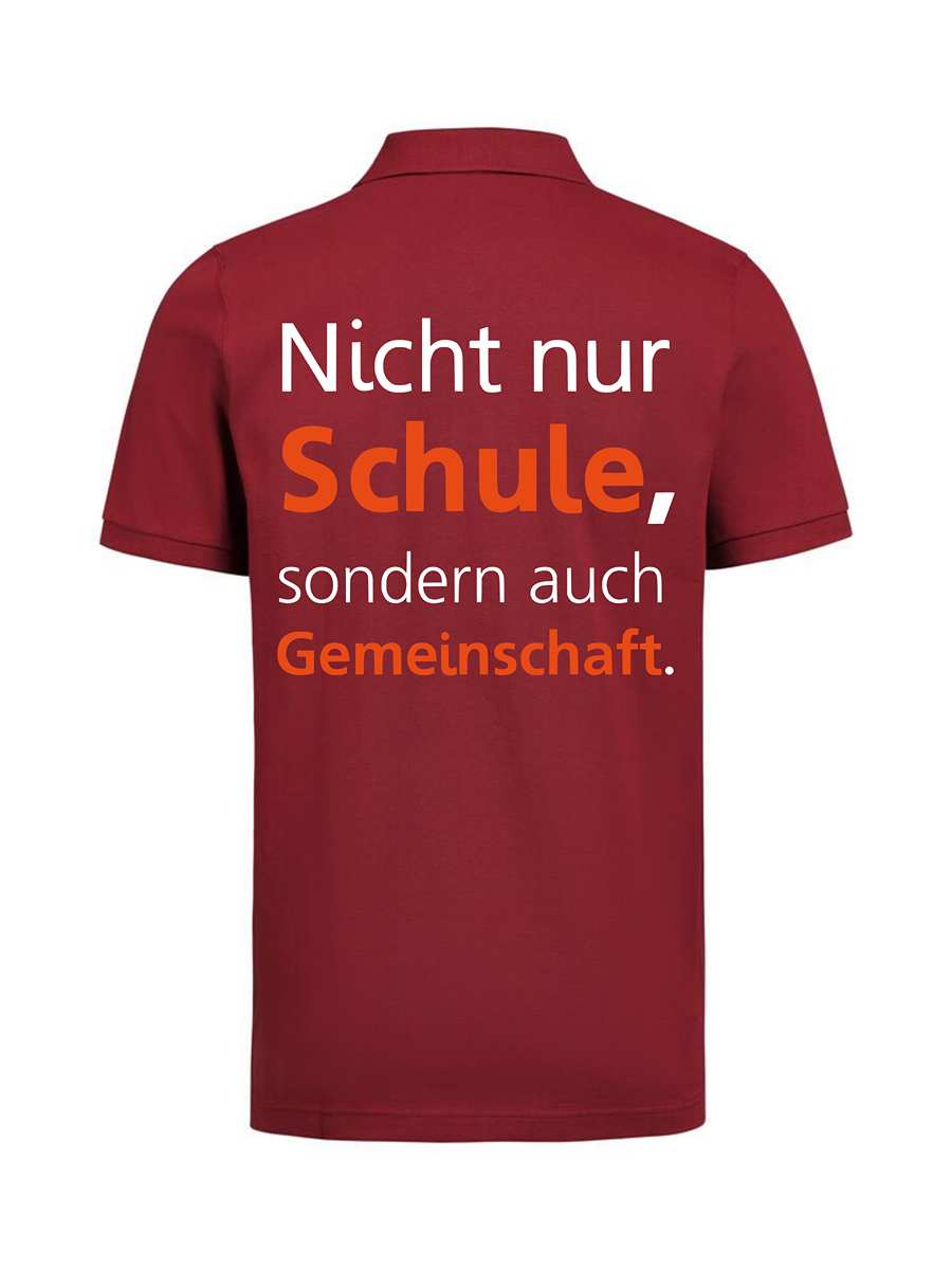 GMS Poloshirt altes Motiv aus Bio Baumwolle